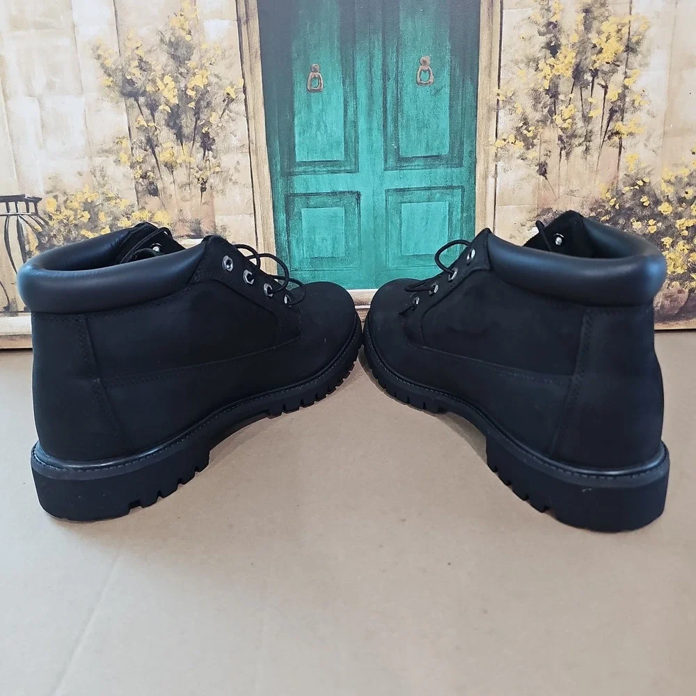 black timberland boots size U.S 8.5